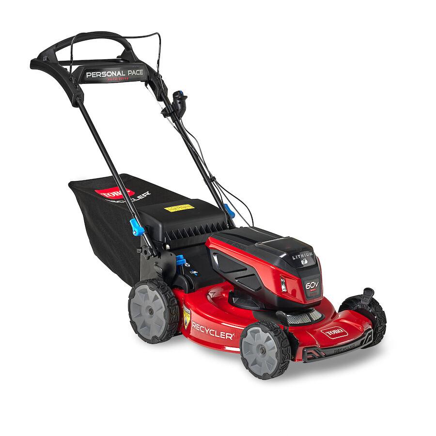 60V Max* 22 in. (56cm) Recycler® w/ Personal Pace® & SmartStow® Lawn Mower with 8.0Ah Battery (21469)